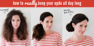 How to really keep your updo all day