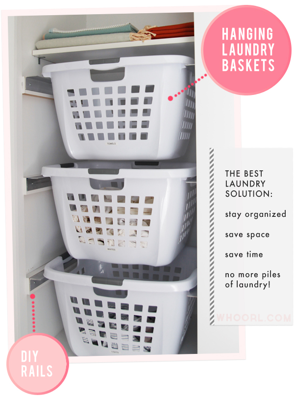 Hanging laundry best sale hamper