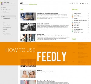 how to use feedly