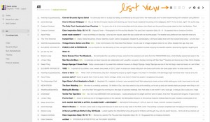 feedly list view