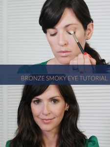 bronze smoky eye tutorial