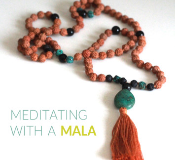 meditating with a mala
