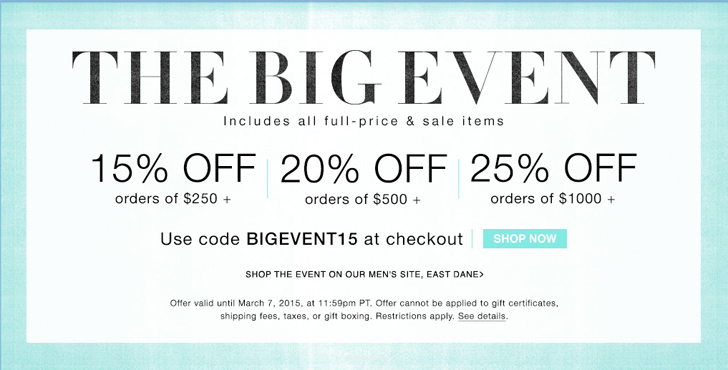 shopbop big event