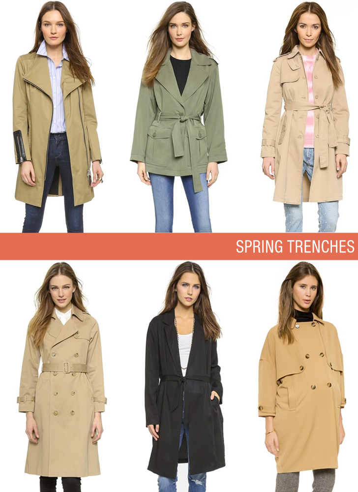 shopbop spring trench coat sale