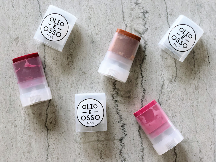 Olio e Osso balms for lips and cheeks