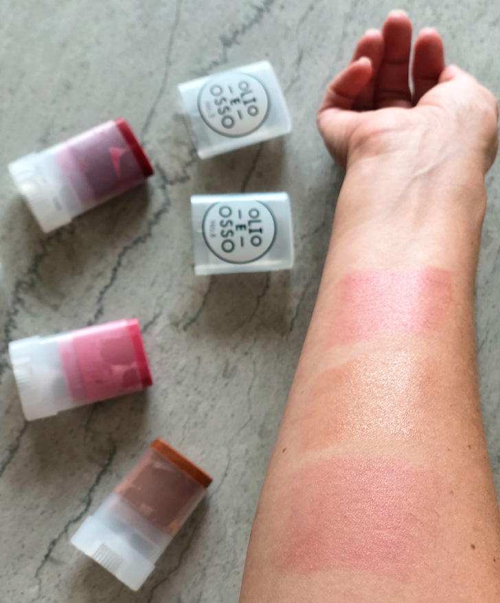 olio e osso balms swatches