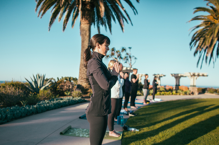 laguna beach yoga in the park