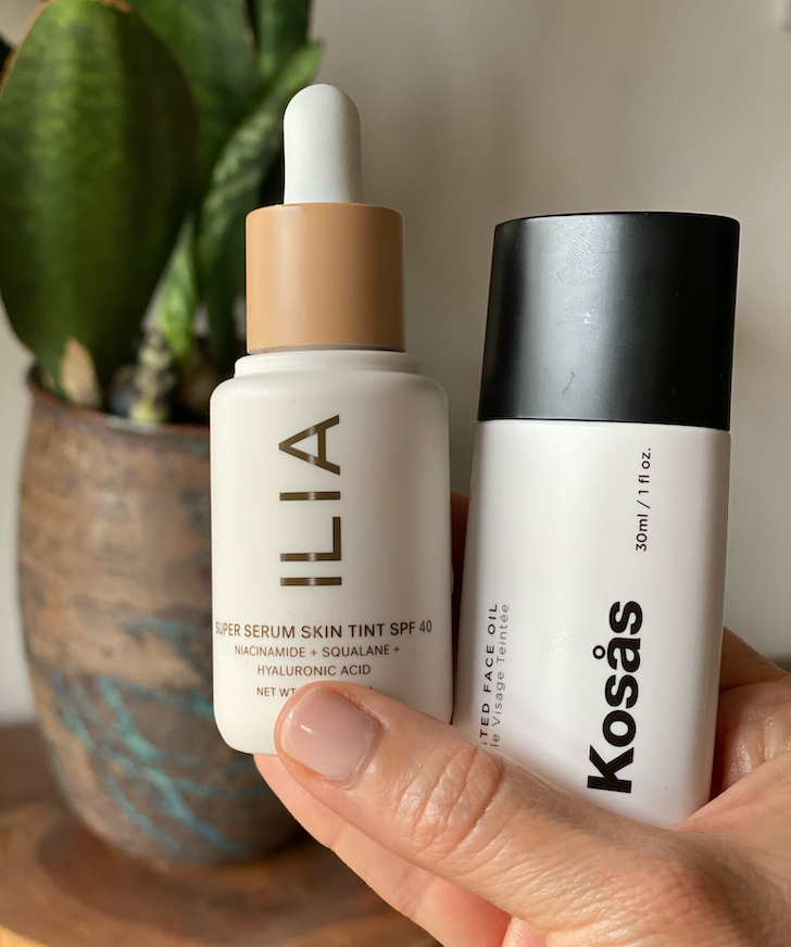 Showdown: Ilia Super Serum Skin Tint SPF40 vs Kosas Tinted Face Oil